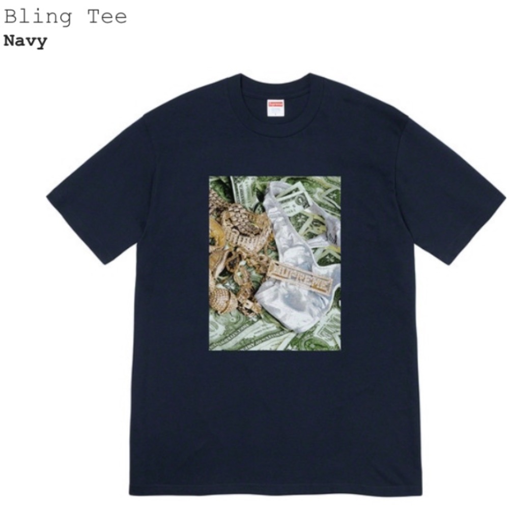 NWT Supreme Bling tee Medium